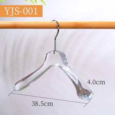 China Traditional Acrylic Hangers Clear & Clip Hanger | Sleek and modern skirt hanger with gold hook | Space Saving High End Narrowest Organizer for sale