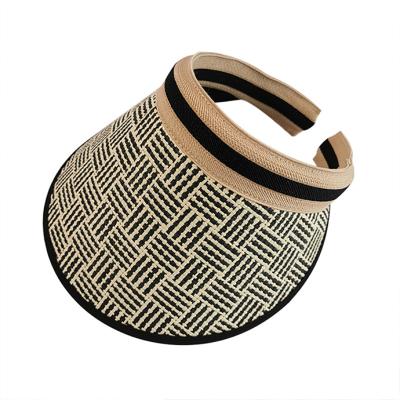 China Customized Empty Sun Protection Sun Protection Top Hat Eco-friendly Summer Large Face Caps for sale