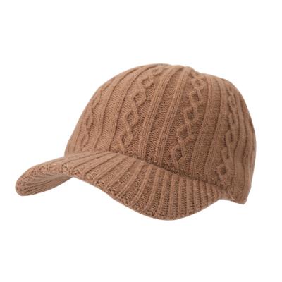 China COMMON Morning Running Platypus Hat Vertical Female Head Hat Baseball Knitted Warm Pattern Sports Hat for sale