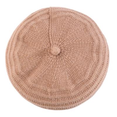 China Custom Made Party Hat Warm Women's Winter Circle Windproof Circle Pattern Suitable Knit Berets for sale