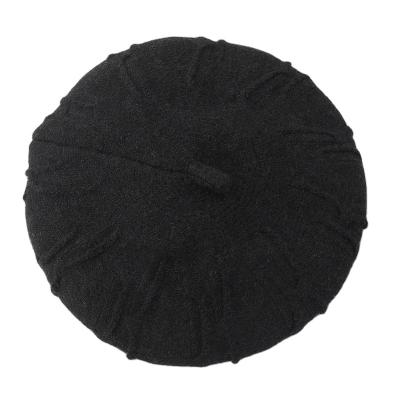 China Comfortable Women's Winter Soft Brimless Hat Portable Adjustable Warm Knit Pattern Berets for sale