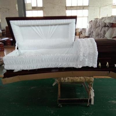 China Best Price American Steel Metal Style Caskets Funeral Casket From China for sale