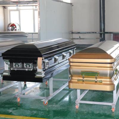 China American Style American Style Burial Supplies Stainless Steel Casket for sale