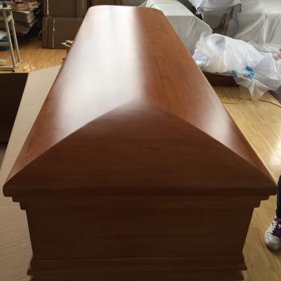 China Wooden caskets European style prices of the best with quality material wood. for sale