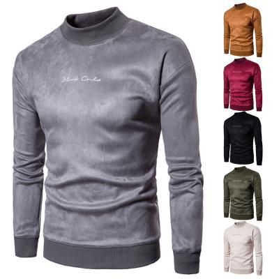 China Other boutique men's new sweater fabric men's casual sweater fashion pullover for sale