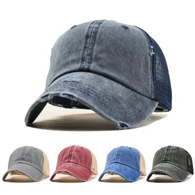 China COMMON 6 Panel Cheap Price White Solid Color High Quality Hat Washed Baseball Cap for sale