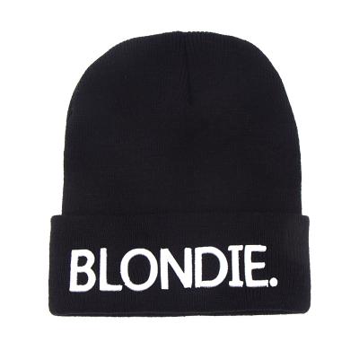 China BLONDIE BROWNIE High Quality Hot Sale Adults Beanies Skullies Hood COMMON Winter Knitted Hat for sale