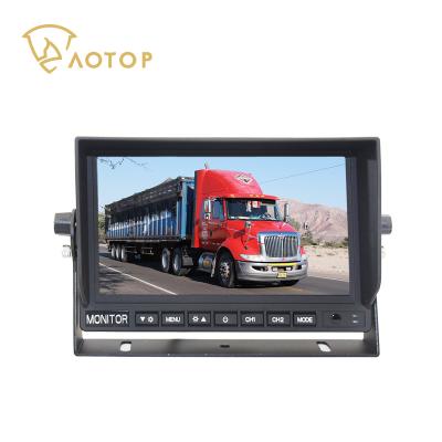 China Parking Line In Stock AOTOP Hot Selling 7 Inch TFT LCD Rear View Mirror Reverse Monitor For Truck Bus for sale