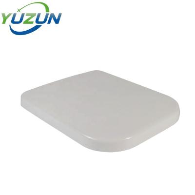 China China Design High Quality UF Toilet Seats Urea Shape Slow-End Toilet Seat Cover Wholesale Unique Slim Square Soft Narrow Wc Toilet Seat Cover for sale