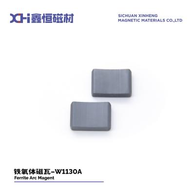 China Permanent Magnet Ferrite Ceramic Segment For Automobile Glass Lifting Motor for sale