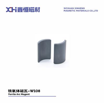 China 150T Pressure Pressing Ferrite Motor Magnets For Automobile Window Motors W108 for sale