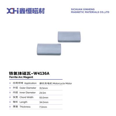 China Dauermagneten Ferrit sind über zehn Stunden bei hoher Temperatur in Motorradmotoren W4136A gesintert zu verkaufen