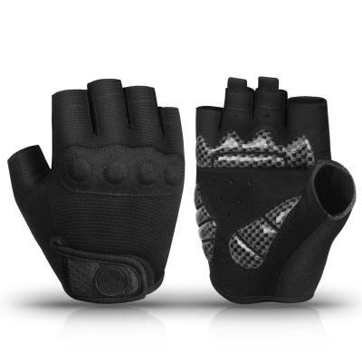 China Breathable Anti Slip Gloves Anti Slip Shock Absorption Comfortable Half Finger For Men's Gloves Cycling MTB Bicycle Gloves Bike Accessories for sale