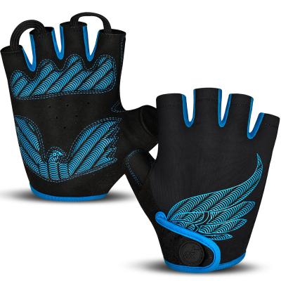 China Unisex Half Finger Gloves Road Bicycle Cycling Gloves Gel Pad Cushioning Anti-Slip Breathable Cycling Gloves for sale