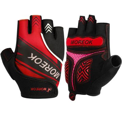 China Comfortable Anti Slip Gloves Half Finger Cycling Gloves Road Bicycle Cycling Gloves Gel Pad Cushioning MTB Gloves Anti-Slip Breathable Men Women for sale