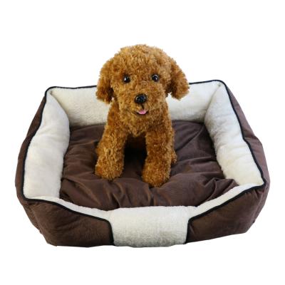 China New Style Pet Beds Accessories Waterproof Comfortable Sofa Bed Round PP Cotton Soft Dog Bed for sale