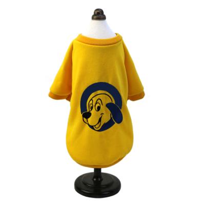 China Hot OEM Stocked Logo Size Simply Pet Summer Custom Made Clothes Dog Costume Clothes Pet Clothing Dog T-Shirt for sale