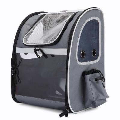 China New Design Fashion Mesh Breathable Pet Carrier Dog and Cat Backpack for sale