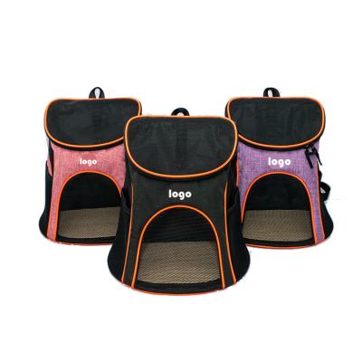 China Luxury Foldable Breathable Portable Pet Raising Travel Dog Pet Carrier Cat Backpack for sale