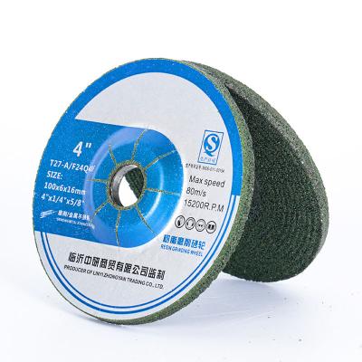 China Durable Factory supply 100x6mm metal grinding wheel 4 inch abrasive grinding disc for sale