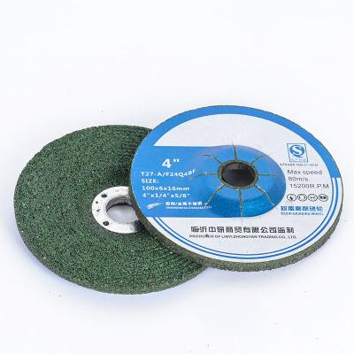 China Durable XinDongRui 100x6x16mm Metal/Steel Cutting Grinding Disc for sale