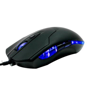 China 3D 6KEYS USB Wired Computer Gaming Mouse 2400 DPI 3D Optical Professional Gaming Mice With Bright LED Blue Light For Desktop Laptop for sale