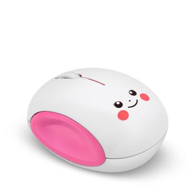 China Mini Cute Cartoon Wireless Mouse USB Ergonomic Mini Mouse 1600DPI Optical Computer Steamed Bun Design For Laptop Computer for sale