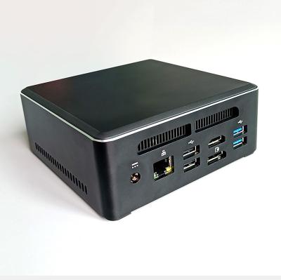 China For Newest Gaming Mini Pc AMD R7 Quad Core Graphic 2*DDR4 M.2 NVME Vega 10 Gaming Computer Win 10 HD 2.0 DP WiFi for sale