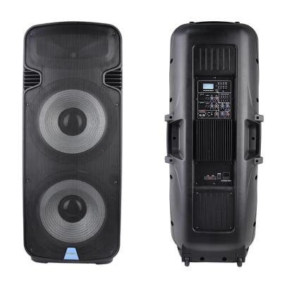 China Pro PML215AXQ Plastic Accuracy Cabinet Audio High Power 300W Powered 15 Inch Portable Plastic Loudspeaker Dual Active Speaker for sale