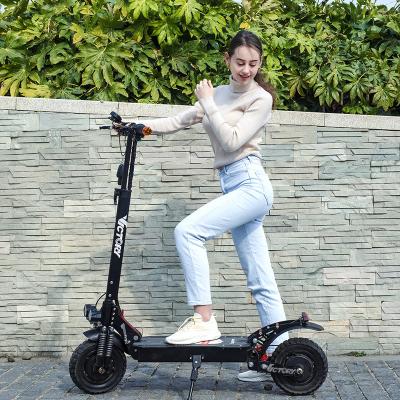 China 10 Inch Dual Tire 48v 52V Motor 2400w 2000W Unisex Motor Powerful Off Road Dual Motor Electric Scooter For Adults for sale