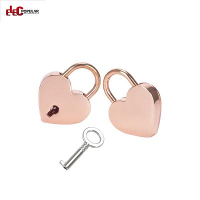 China Elecpopular Heart Shape Love Zinc Alloy Material Zinc Alloy Lock For Gift for sale