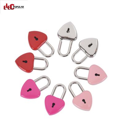 China Elecpopular zinc alloy promotional heart shape love diary lock for sudents for sale