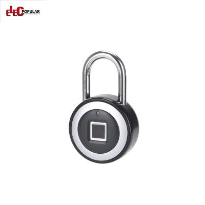 China Waterproof Aluminum Alloy Fingerprint Padlock/Zinc Alloy Customizable Fingerprint Padlock Lock Fingerprintafety Wire for sale