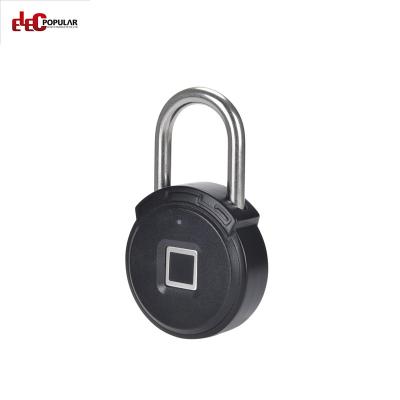 China Zinc Alloy / Stainless Steel Security Smart Padlock Fingerprint Protection Lock Smart Biometric Fingerprint IP65 Padlock for sale