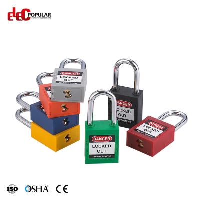 China High Security China Safety Padlock 38mm Shackle Steel Nylon ABS Plastic Body Security for sale