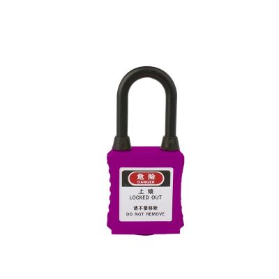 China High Security Manufacture Lockout Tagout Locks Keyed Same Loto Security Lockout Bulk Plastic Padlock for sale