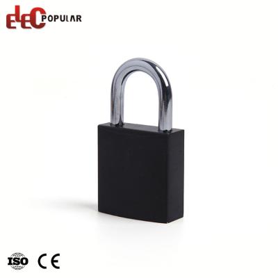 China Security Steel Square Padlock Confined Spaces 25mm Aluminum Shackle Cylinder Padlock for sale