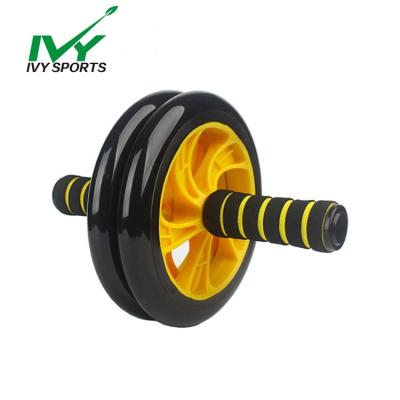 China 2021 New High Quality Fitness Exercise Yoga Wheel Set Abdominal Muscle Training Roller Exercise Wheel for sale