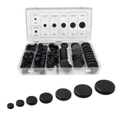 China Industrial Rubber Grommet 170pcs Firewall Hole Plug Set Car Electrical Wire Grommet Rubber Gasket Kit for Wire, Plug and Cable for sale