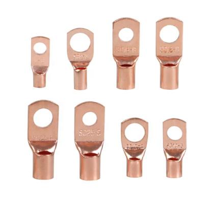 China Car Electric Copper Conductivity Assorted Motorcycle Ring Terminal Wire Crimp Connector Cable Battery Bare Terminals With Shrink Tube 140pc for sale