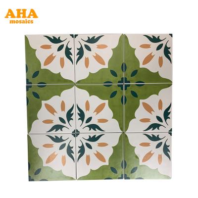 China Spanish Rustic Tiles Foshan Porcelain Pattern Pattern Flooring Moroccan Ceramic Floor Tiles For Bathroom for sale