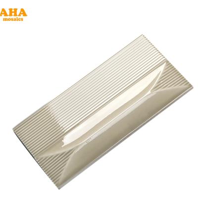 China Factory direct 3d design subway CLASSIC square shape modern ceramic tile for bathroom for sale