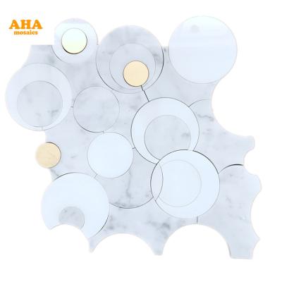 China White Marble Flooring Wholesale Calacatta Slab Wall Decorations Bathroom Kitchen for sale