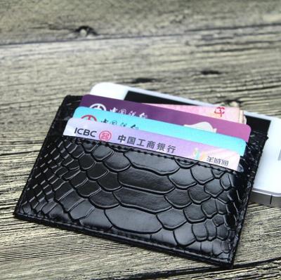 China Business Card Holder with Logo Dreamtop DTE044 Card Case Hot Selling Genuine Leather Business Card Holder with Logo for sale