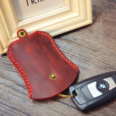 China Leather Case For Dreamtop DTF270 OEM ODM Accessories Crazy Horse Leather Gift Fashion Leather Car Key Case For Car Key for sale