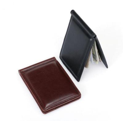 China Money Clip Men's Wallet PU Leather Dreamtop DTE022 Men's Wallet PU Leather Promotion Gift Faux PU Leather for sale