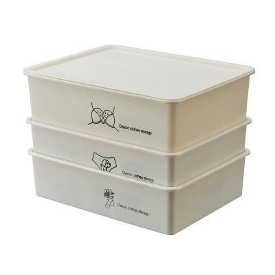 China Durable Storage Modern High Quality Color Organizer Clothing Storage Box Plastic Storage Box for sale