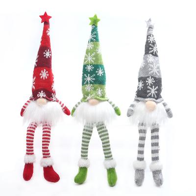 China Durable Christmas Lighted Up Dolls With Lights Ornaments Faceless Doll Ornament With Lamp Christmas Decoration Ornaments for sale