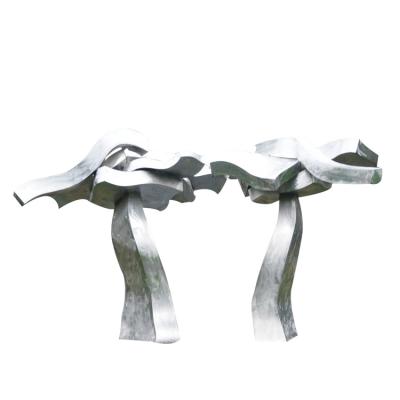 China Modern Europe Garden Abstract Stainless Steel Sculpture for sale