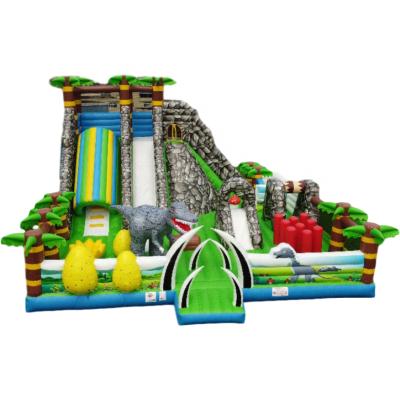 China Inflatable Playground Dinosaur Inflatable World for sale